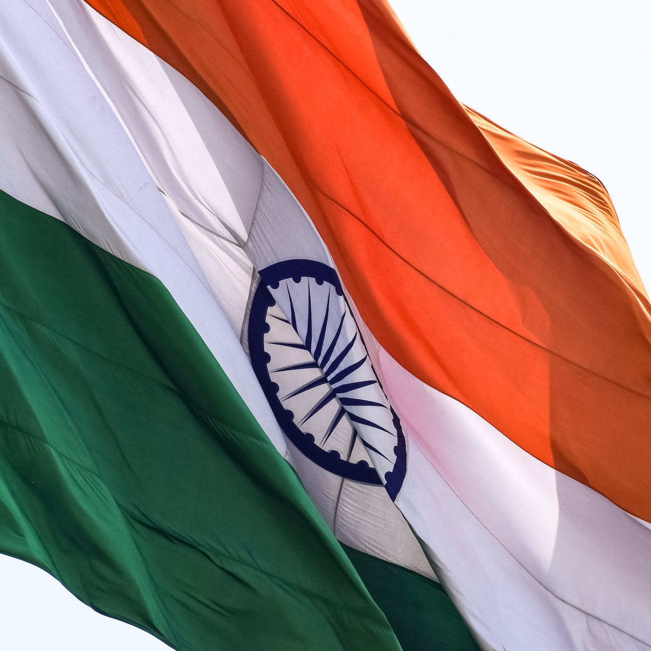 the Indian flag